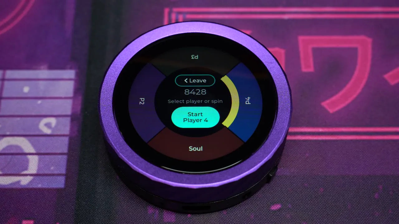 Start button in the center