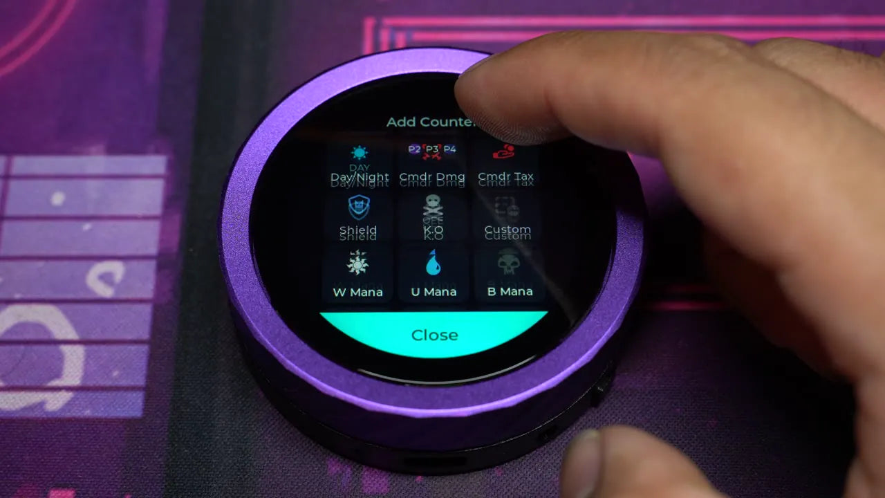 Counters menu