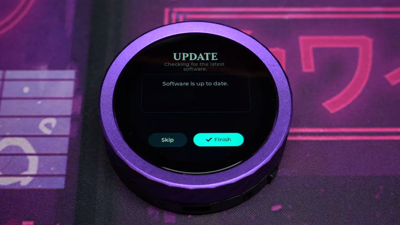 Device registration screen